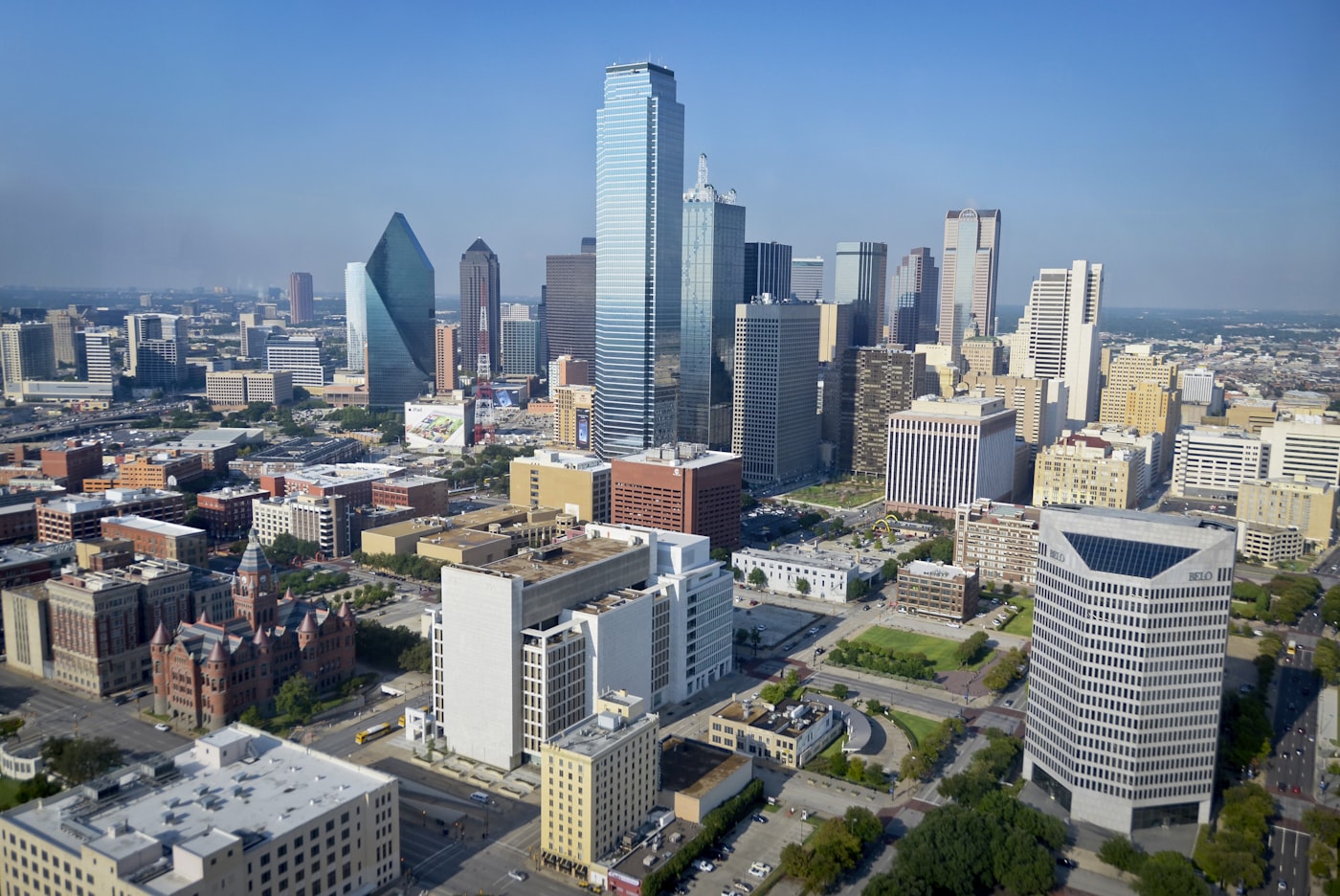 Dallas skyline in the Dallas–Fort Worth metro